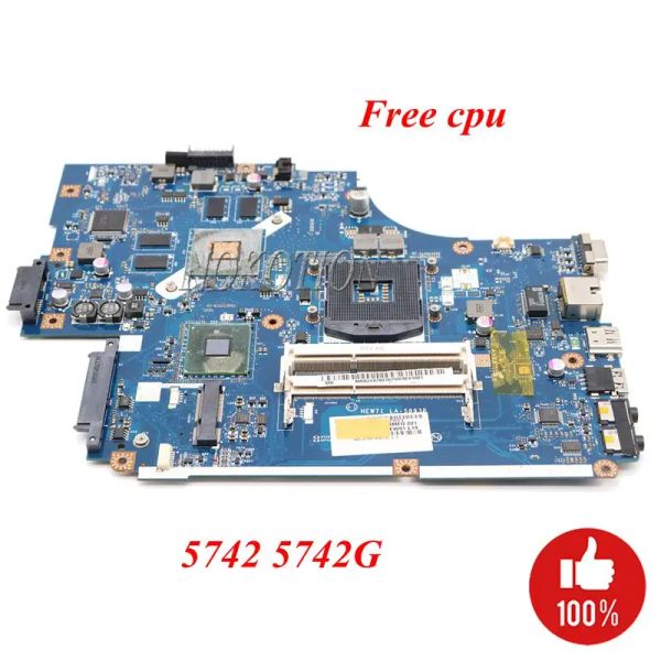 MotherBoard Nokotion New71 LA5893P LA5894P MBR5C02001 MB.R5C02.001 PARA ACER ASPIRE 5742 5742G Laptop Motherboard HM55 GT540M 1G CPU grátis