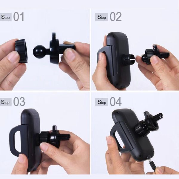 10pcs Porta del telefono Auto Accessori per staffa a gravità VITE PLASTICA PER STANTE ARIA ARIO ARIO ARIGLIO da 17 mm OSSUNA POSSIBILE DA CLIE