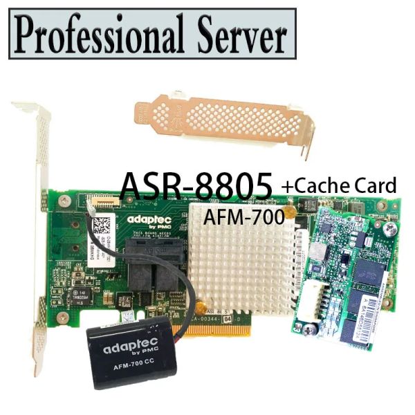 Carte ADATTEC ASR8805 PCIE 3.0 SAS/SATA/SSD RAID 12GB/S Card Card+AFM700