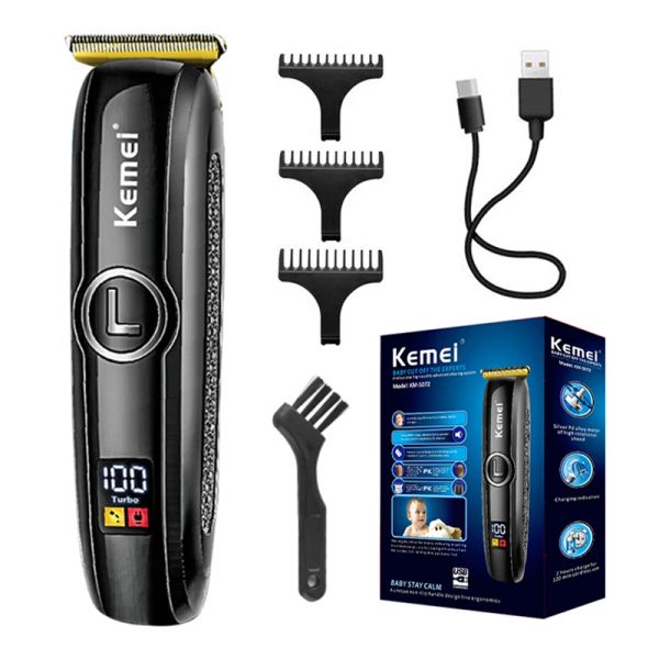 Düzelticiler KEMEI5072 Profesyonel Saç Clipper Saç Döşeme Men Tıraş Alın Saç Kesme Makinesi Berber Accessorie Cut Machin Sakal düzeltici