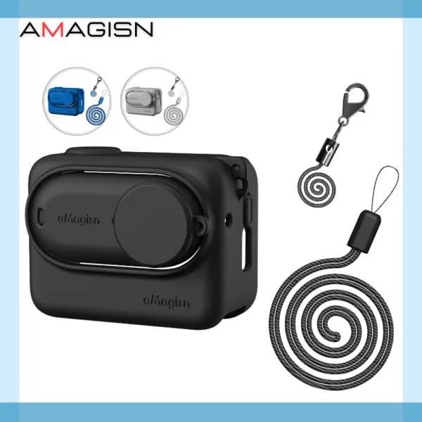 Аксессуары amagisn insta360 Go 3 Силиконовая крышка корпуса защитная корпус Safty Gear для Insta360 Go 3 камеры.