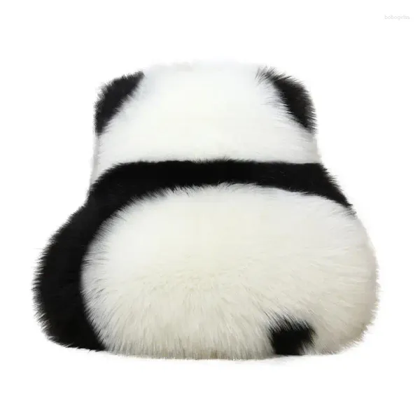 Tappeti tappeti per panda super morbido super morbido peluche tappeto per bambola antistrip tappeto adorabile adorabile sala da pila