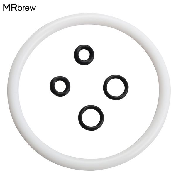 Homebrew Cornelius Food-Grade Silicon Gummi-Ring-Set-Fassendichtung Ersatzkit Weiß Schwarz für Auswahl