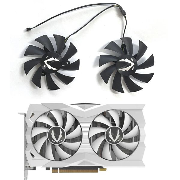 Pedler Yeni 87mm 4pin GA92S2U GA92A2H DC 12V 0.46A ZOTAC RTX 2060 Süper OC Beyaz Edition Grafik Kartı