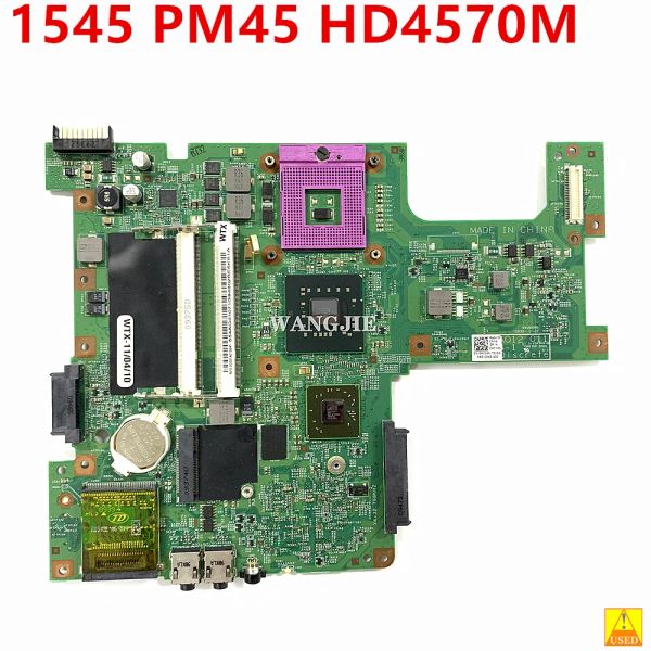 Scheda madre rinnovata H314N 0H314N CN0H314N 48.4AQ12.011 per Dell Inspiron 1545 Laptop Motherboard PM45 HD4570M DDR2 100% funzionante