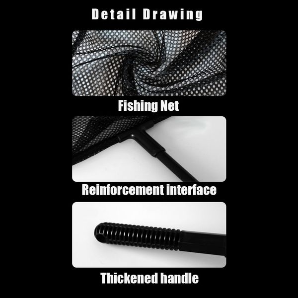 Sieben Master Aquarium Fish Tank Retractable Fishing Net große tragende Kapazität mit hoher Kapazität 100-110 cm