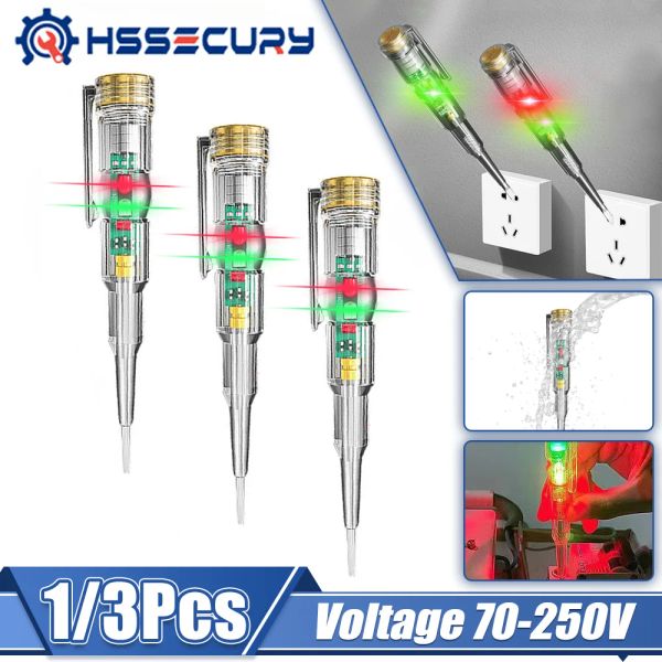 Spannungsdetektor Stift Smart Nichtkontaktspannungstester Stift 24-250 V Stromsensor Schraubendreher-Teststiftespannungspannungsindikator