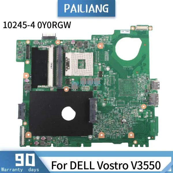 Placa -mãe para Dell Vostro V3550 Laptop Motherboard 102454 0y0rgw HM67 DDR3 Notebook PrainBoard Testado completo