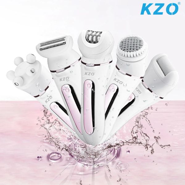 Epilatoren Elektrik -Gesichtshaarentfernung Epilatoren für Frauen Multifunktion 5 in 1 schnurlosen elektrischen Pinzetten Ladies Epilator Damen Razoren