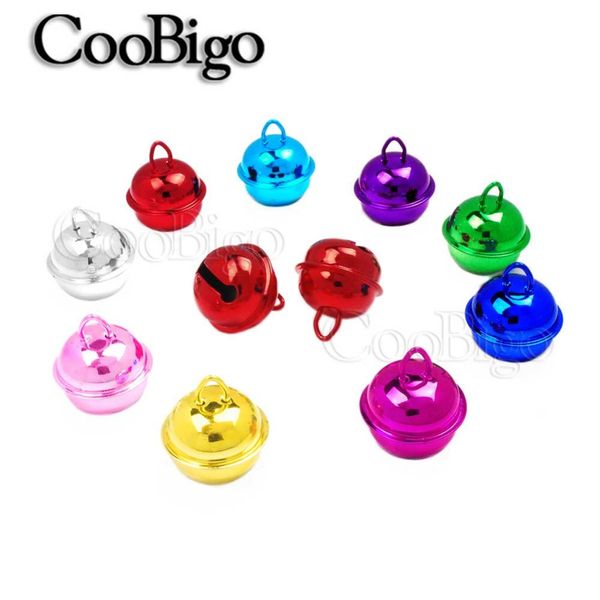 5pcs Small Bell Chimes Charms Cute Jingle Bells für DIY Bastelschmuck, die Fußkettohrringe Haustierkatze Kragen Weihnachtsdekoration machen