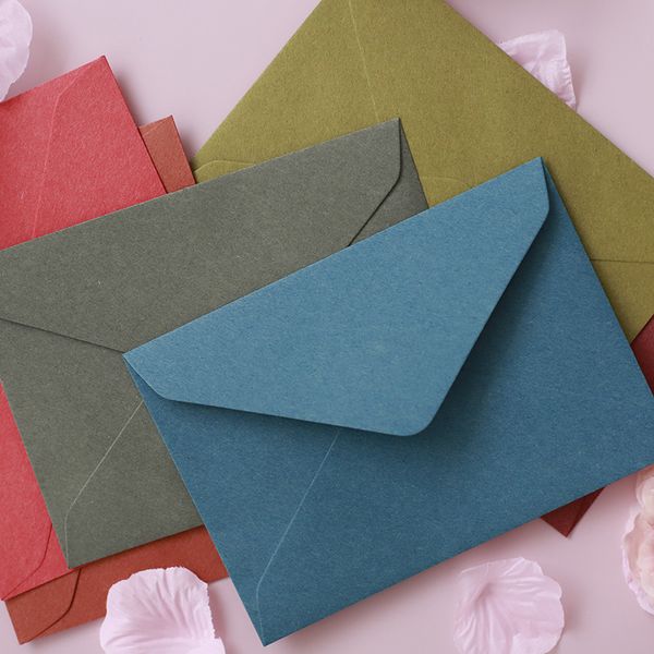 20pcs/envelope de lote 16.2*11.4cm de papel de papel ocidental envelopes para convites de casamento envelope vintage multicolorido