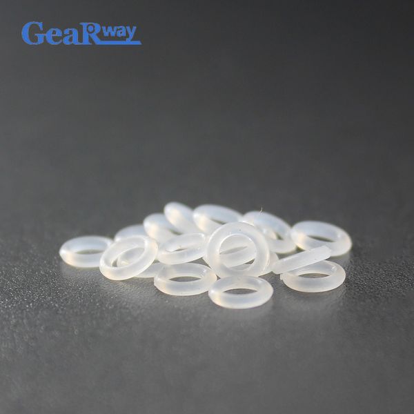 10pcs silicone trasparente o guarnizione della tenuta ad anello 5 mm CSIL di o-ring per alimenti CS 15/16/17/18/19/38/40mm OD VMQ O Tipo Rondella anello