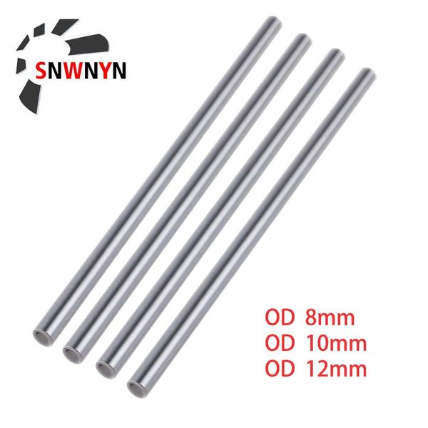 2pcs/conjunto eixo óptico linear OD 8mm 10mm 12mm Cilindro de eixo Rail linear Rail liso Comprimento da haste 300-600mm para peças de impressora 3D