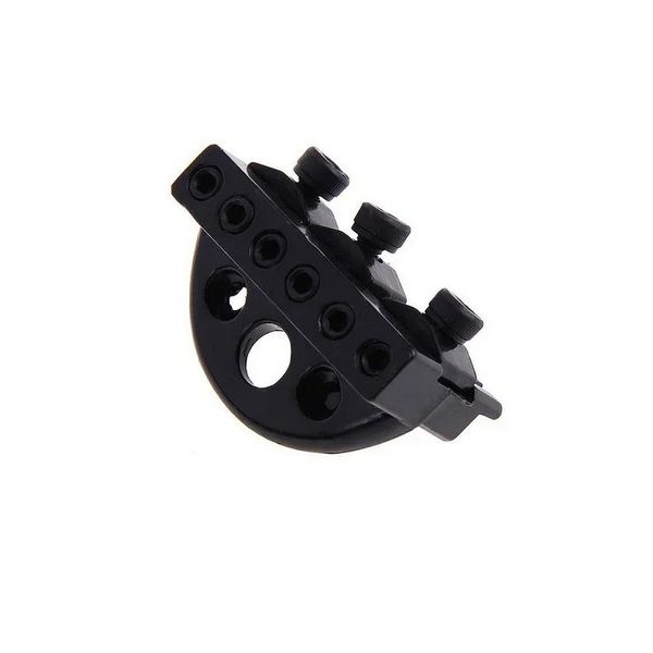 1 Set Black Headless 4 String E -Gitarre Bass Tremolo Bridge System für kopflose Gitarre für kopflose Gitarre Tremolo Bridge System