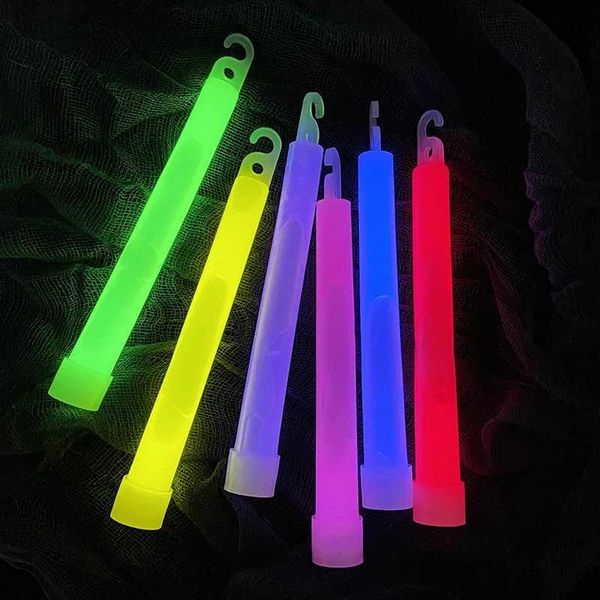 LED Rave Toy 1pc 6inch Karşı Sopa Kimyasal Işık Stick Endüstriyel Sınıf Sopa Çubukları Renkli Parti Kulübü Kamp Noel Kimyasal Işıkları 240410