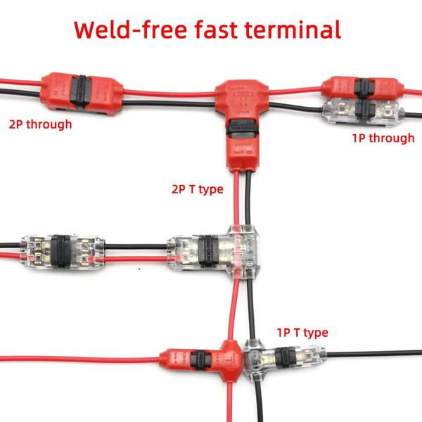 5/10pcs I/T Тип 1PIN 2pin Quick Splice Scotch Lock Conclect для терминалов обжима