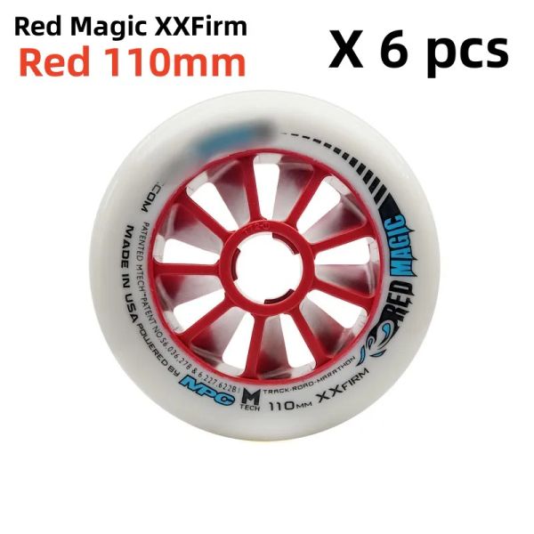 Advanced Street Speed Racing 110 мм 100 мм 90 -мм катание на коньках для MPC Red Magic XXFIRM Встроенные скоростные коньки Roller Shoes ILQ11 6/8