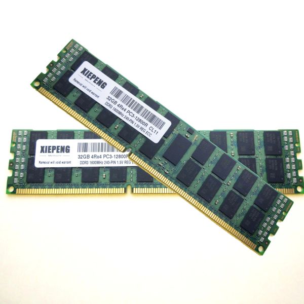 RAMS para IBM PS703 PS704 Express X3550 M3 M2 Servidor RAM DDR3 32GB 1333MHz PC310666 16GB DDR3L 1600 PC3 12800R 1333 10600 Memória