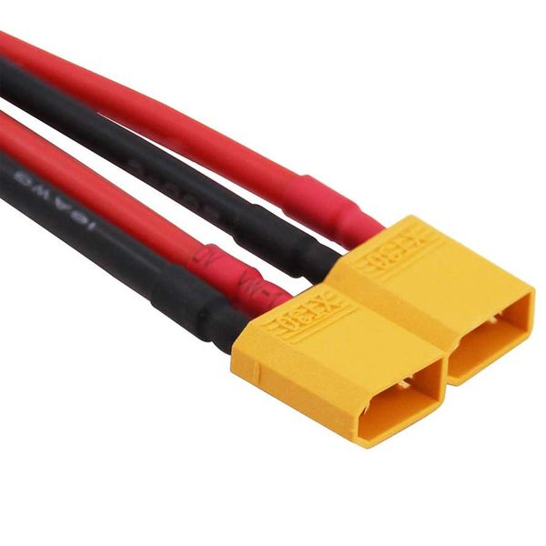 XT30 XT-30 Filo cavo parallelo femmina / maschio Y Cavo di caricatore batteria da 10 cm per batteria per auto da droni RC