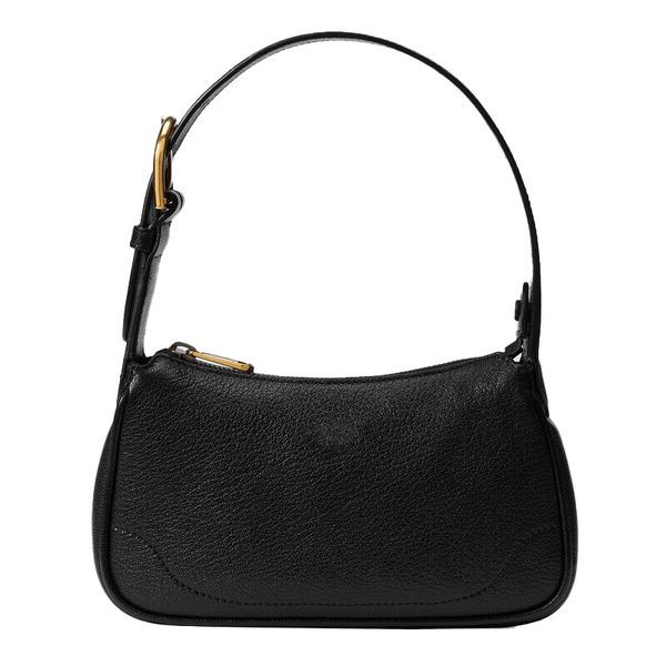 Высококачественная дизайнерская сумка сумки для плеча сумки сумки бродяга мода мода женщина сцепление с кладкой черная кожаная сумка для подмышки мини -кошелек роскошный дизайнерский кошелек 01а