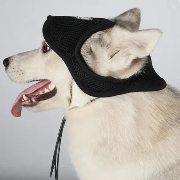 Cappello per visiera abbigliamento per cani con fori per le orecchie Sun protettivo protettivo traspirante per piccolo medio.