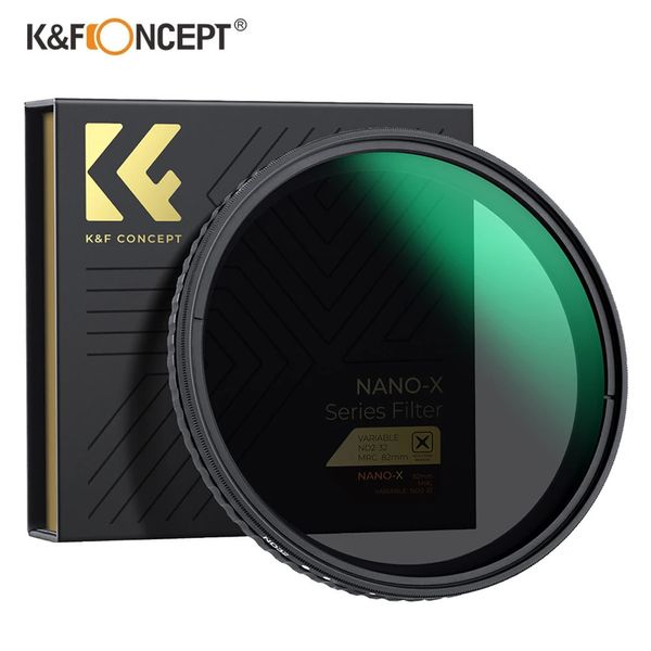 K F Concept ND232 Переменная ND Фильтр 5282 мм № x Spot Fader Регулируемая нейтральная плотность DSLR объектив 240327