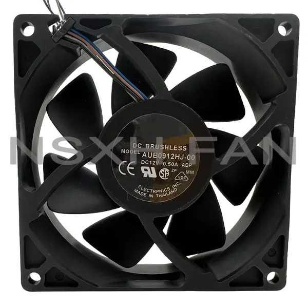 Zincir/Maden Fan 9025 9CM AUB0912HJ00 12V 4 Line Projektör Sessiz Fan U92T12MGB753 90X90X25mm