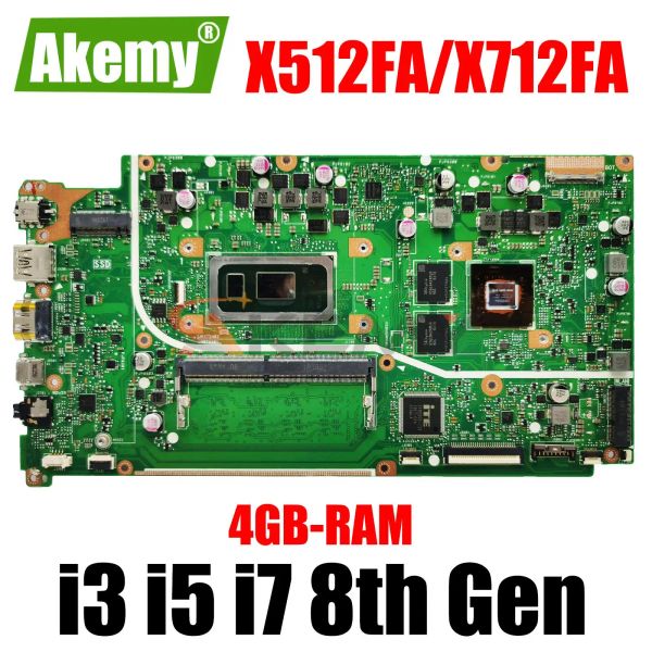 Mainboard Mainboard per Asus X512FA X512FL X512FB X512F F512FA A512F A712FA F712FA S712FA X712FA X712FAC Laptop Motanti