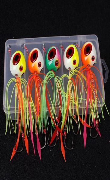 60G 100G 120G 150G 200G TAI KABURA SLIvert Jig Plater Kurşun Jigging Cazları Tuzlu Su Tai Kauçuklar Kırmızı Snapper Deniz Balıkçılık Yemleri Tekne T8182308