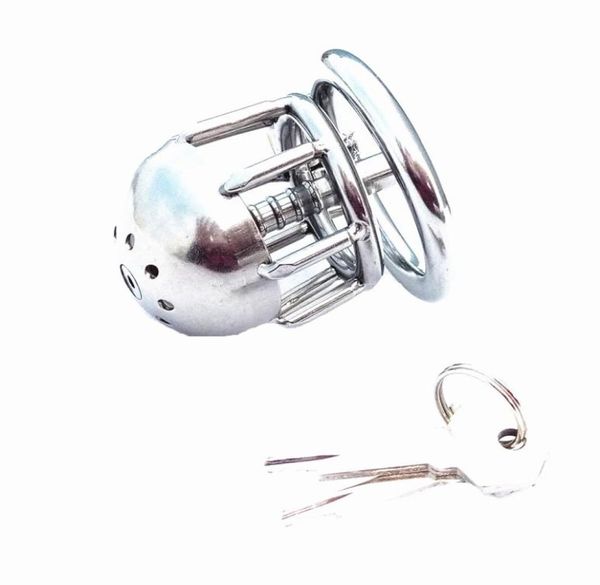 Dispositivo maschile gabbia di cazzo con catetere uretro in acciaio inossidabile in acciaio del pene Tortura CBT giocattoli sessuali per lui ultimo design xcxa220-jd1435829