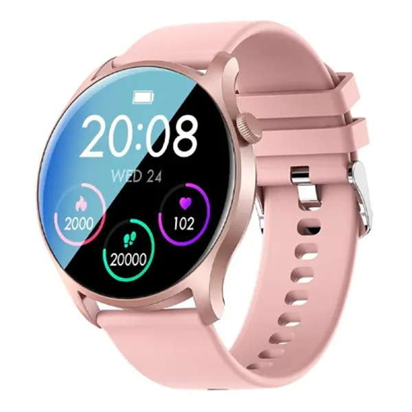 Смотреть новое прибытие 2023 Smart Wwatch Bristant Ladies Men KC08 Digital NFC Inteligentes Кровавый кислород -монитор IOS Android Совместимый с Reloj