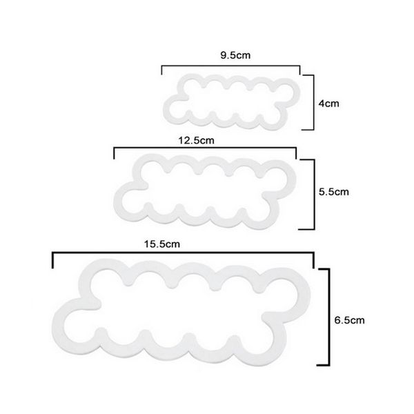 3pcs/set kurabiye pasta aletleri fondan dekor kalıp gül taylı çiçek şekilli kesici üreticisi zarif kek kalıp diy pişirme aletleri