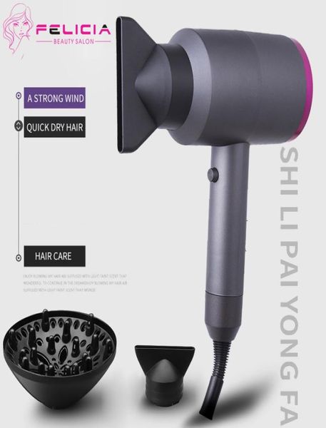 Secador elétrico de alta qualidade Felicia Professional Salon Tools Buft Shot Heat Calor Speed Speed Blower Hair Dry Hair Secers em Stock1825570