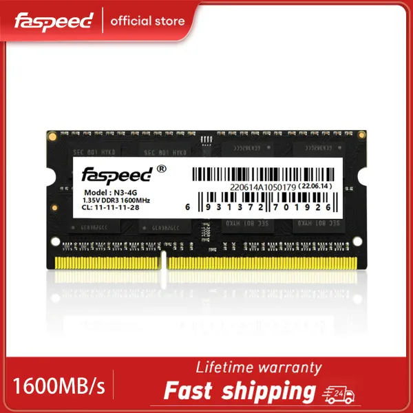 RAMS Faspeed DDR4 Memoria RAM DDR3 8 GB 16 GB 4 GB 2666 MHz 1600 MHz 1,2 V 1,5 V PC4 PC3 Sodimm Notebook -Laptop -Speicher für Intel AMD