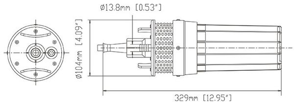 DC 24V 6,5 л.х. 100 -футовый лифт Маленький погружный солнечный энергия вода насоса на открытом воздухе.