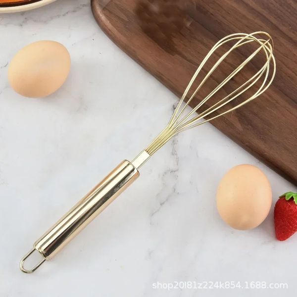 Edelstahl Eierschläger Hand Whisk Egg Mixer Werkzeug Küche Utensil Backkuchen -Werkzeug