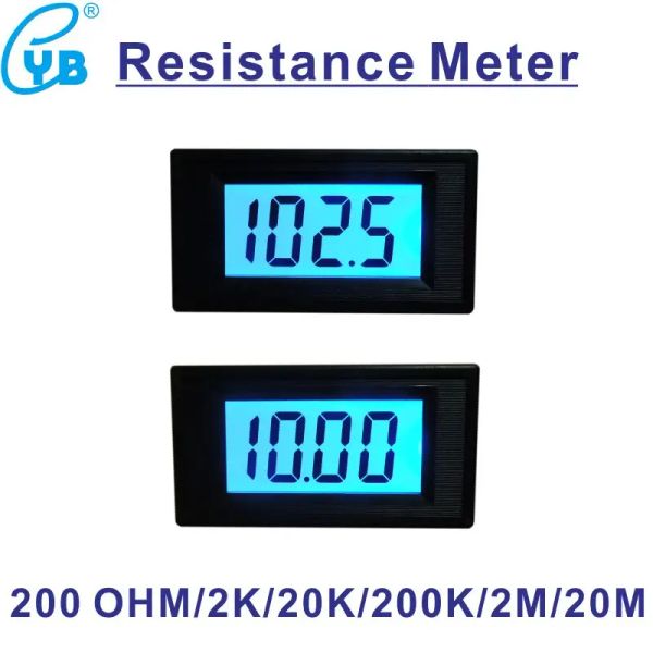 YB5135RD LCD LCD Digital OHMMMEMTER RESISTENZA METER OHM METER METER RESISTENZA METER TESTER 0-200 OHM 2K 20K 200K 2M 20M OHMMMETRO