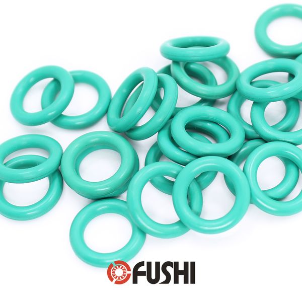 CS2.65 mm FKM Gummi-Ring-ID 206/210/212/215/218/220/224/230*2,65 mm 5pcs O-Ring Fluor Dichtungsdichtung Öldichtung Grün Oring