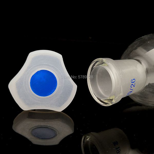 1 pcs Chemistry Lab fornisce un imbuto separatorio a forma di pera borosilicato in vetro trasparente con stopcock PTFE