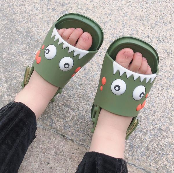 Nuovo stile Summer Children Speach Shoes Boy Dinosaur Sliper Toddler Girl Sandals Girl Scarpe per bambini Scarpe per bambini