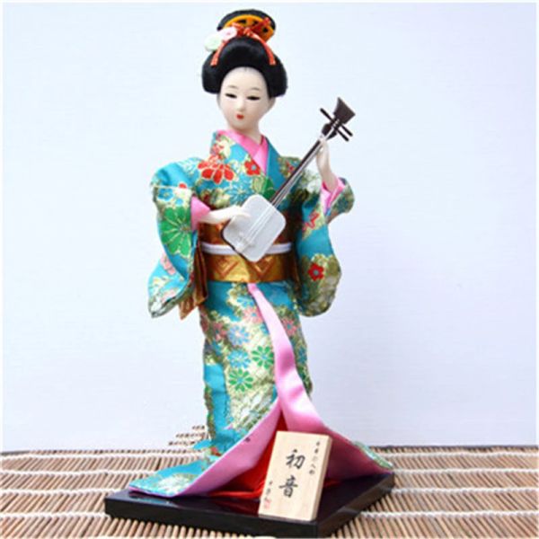 Restaurante Sushi Sushi Sushi Decorate Tool Geisha Japanese Kimono Doll Puppet Brinquedos de brinquedos fofos Crafts de presente 57-81