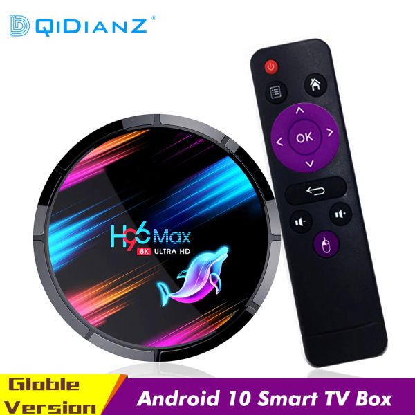 Box H96Max X3 Smart TV Box S905X3 Android 9.0 Dual Wi -Fi 60fps Media Player 4GB 64GB 128GB H96MAX SET Top Box