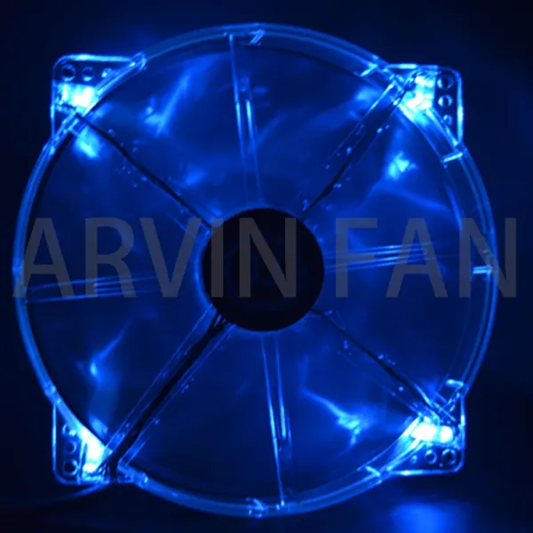 Corrente/mineiro original 17cm 170mm Chassi Fan Ultraquiiet Computer Resfriante Ventilador Fan 17020 LED Blue Light Fan 170x170x20mm