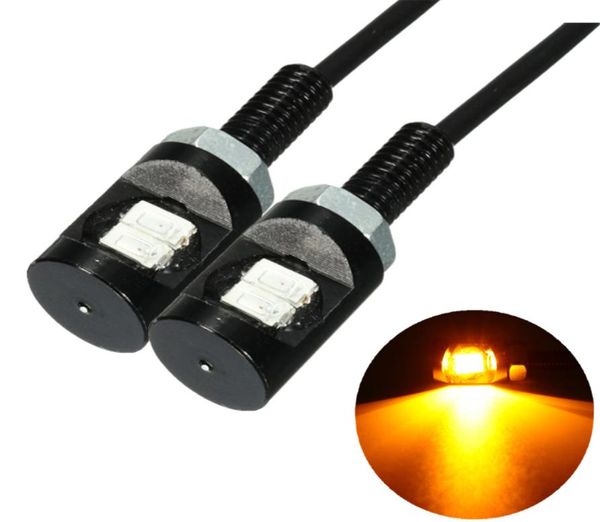 4pcs Numero moto luci di targa 12V LED 5630 SMD Bulbine a vite anteriore a coda anteriore 6892743