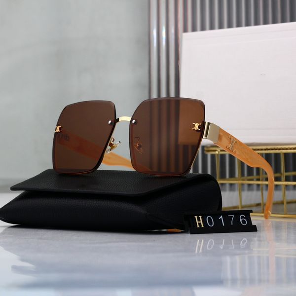 Luxury oversize occhiali da sole quadrati per donna vintage grande cornice donna occhiali da sole senza bordo