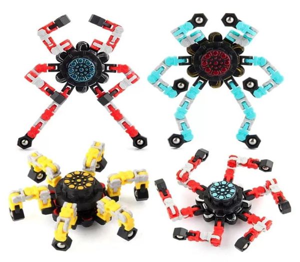 Spinner de ponta mecânica DIY deformável Toy Toy Transformable Gyro Toys for Kids Spin Top Gifts Para Child9715491