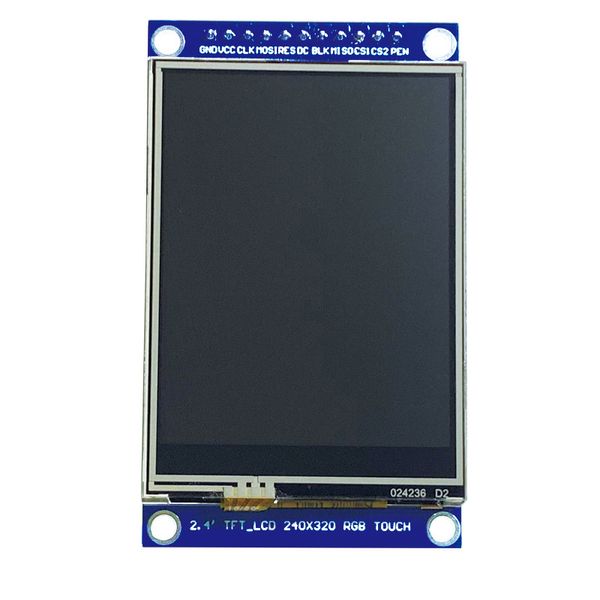 2.4 TFT LCD Display 240x320 Touch Panel Modul ILI9341 Treiber mit der PCB -Adapterplatine Weitansichtswinkel 11 Pin 2,54 mm Abstand