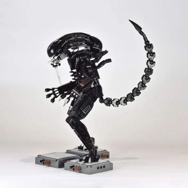 600pcs Prometheus Aliens vs Predator Space Aliens Figura Modelo Mech Blocks Blocks Toys Toys Infil