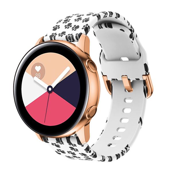 20mm Silicon Uhrenbandband für Samsung Galaxy Watch 20 mm Uhr Watch Armband Sportarmband für Xiaomi Huami Amazfit Bip Youth