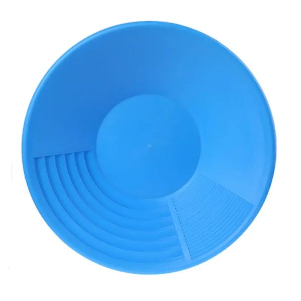 Padella mineraria di plastica per mining oro setaccia setacciatura che classifica utensile oro strumento blu setaccio vaso di sabbia vassoio in oro lavaggio in oro